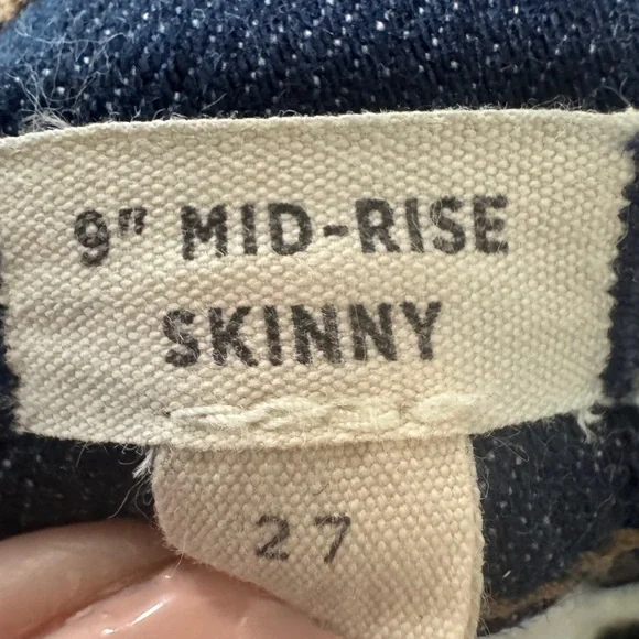 Madewell Jeans 9” Mid Rise Skinny 27 - Picture 4 of 5